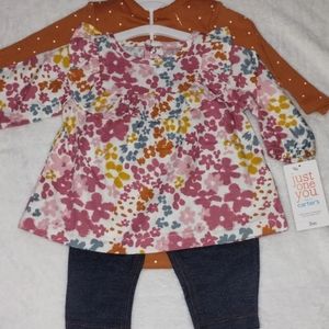BABY GIRL CARTERS OUTFIT SET